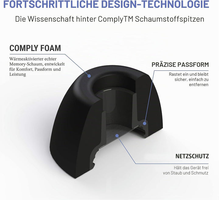 COMPLY for AirPods Pro, small S Einzeln, S Einzeln