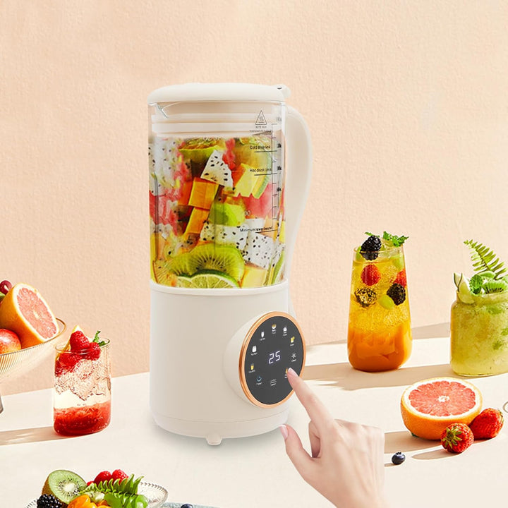 1400 ml Sojamilch Maschine Nussmilchmaschine mit 16 Klingen, Sojamilch-Maschine Nussmilch-Maschine E