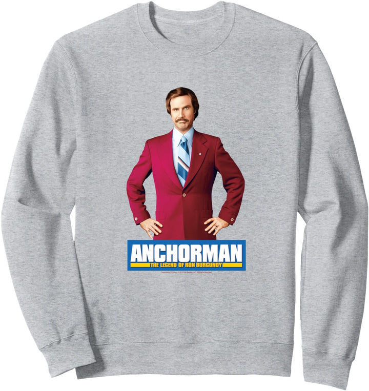 Anchorman Ron Burgundy Classic Portrait Sweatshirt