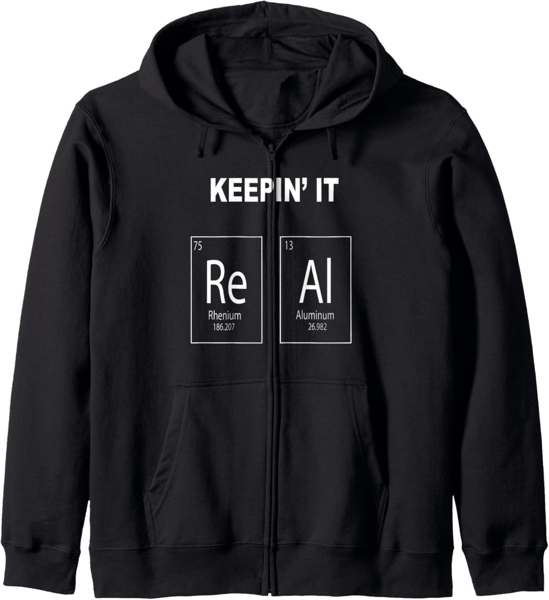 Es real zu halten Periodensystem der Elemente Kapuzenjacke