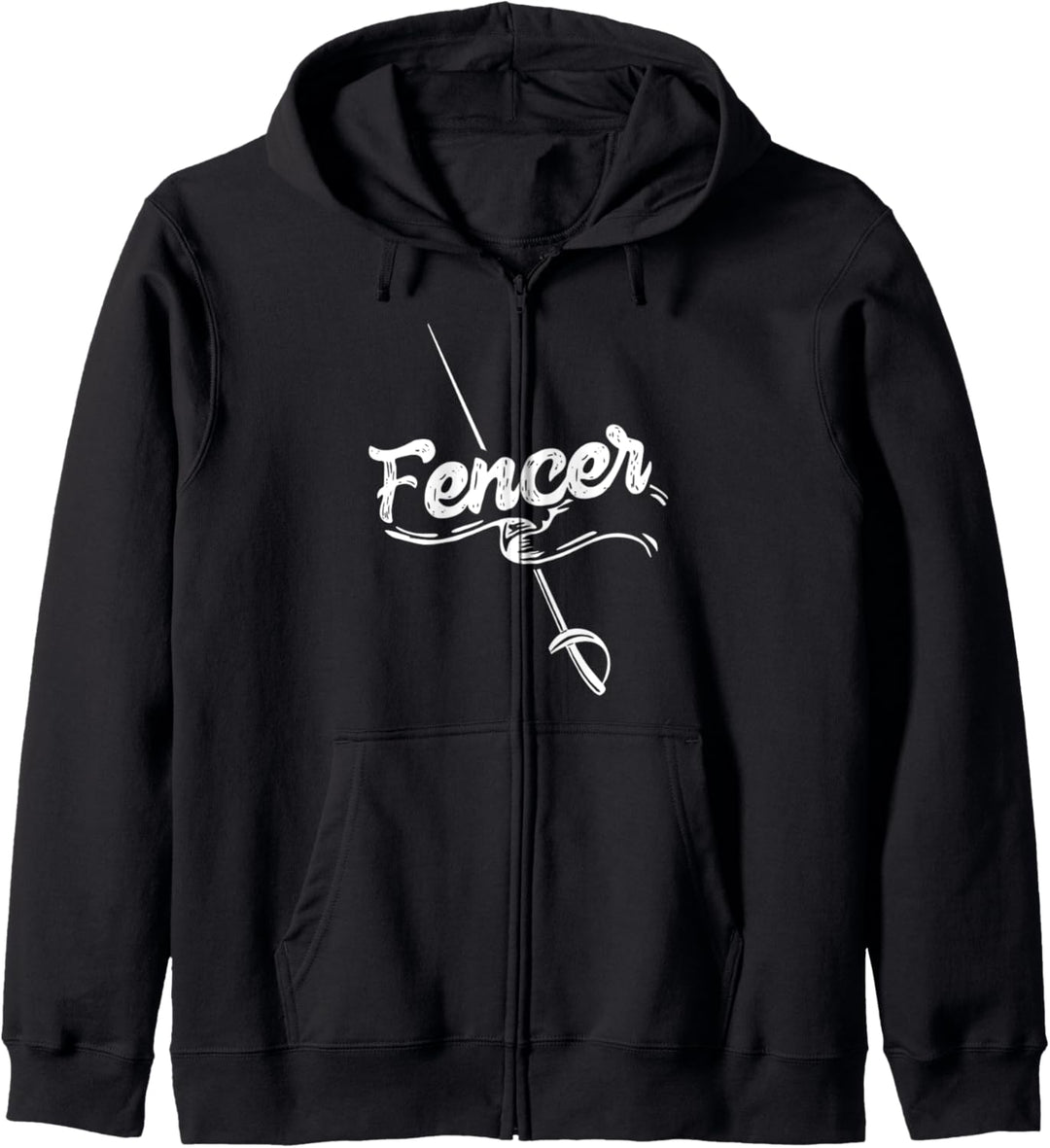 Fechter Degen Fechter Fechten Sport Kapuzenjacke