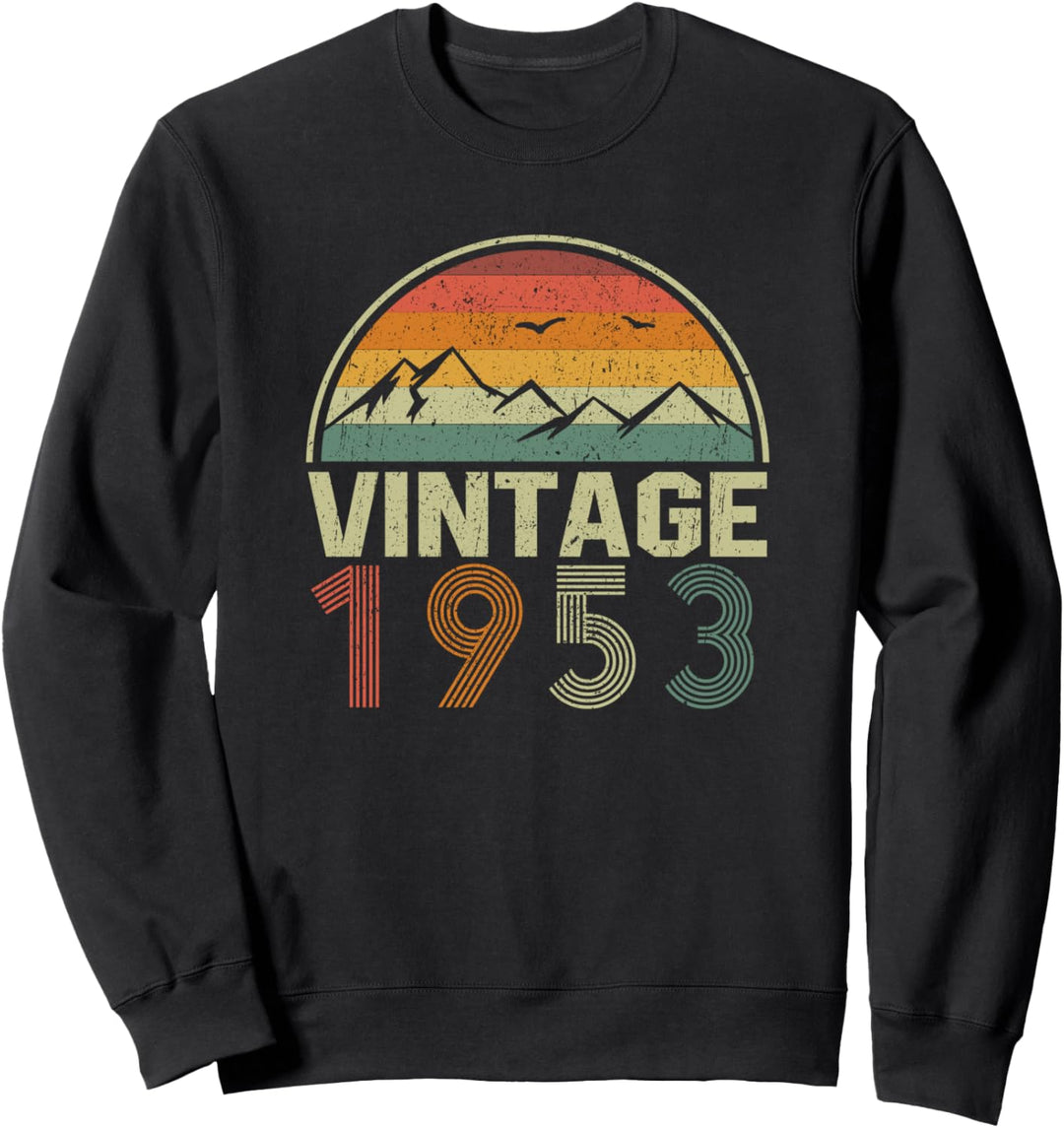 71. Geburtstag Geschenkidee Vintage 1953 Sweatshirt