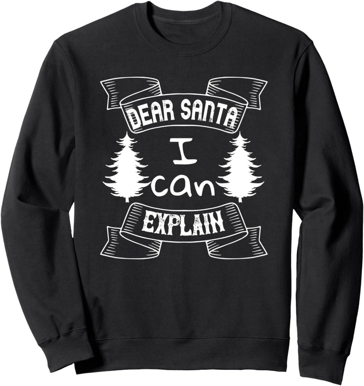 Lieber Weihnachtsmann, ich kann das erklären - Christmas Funny Sweatshirt
