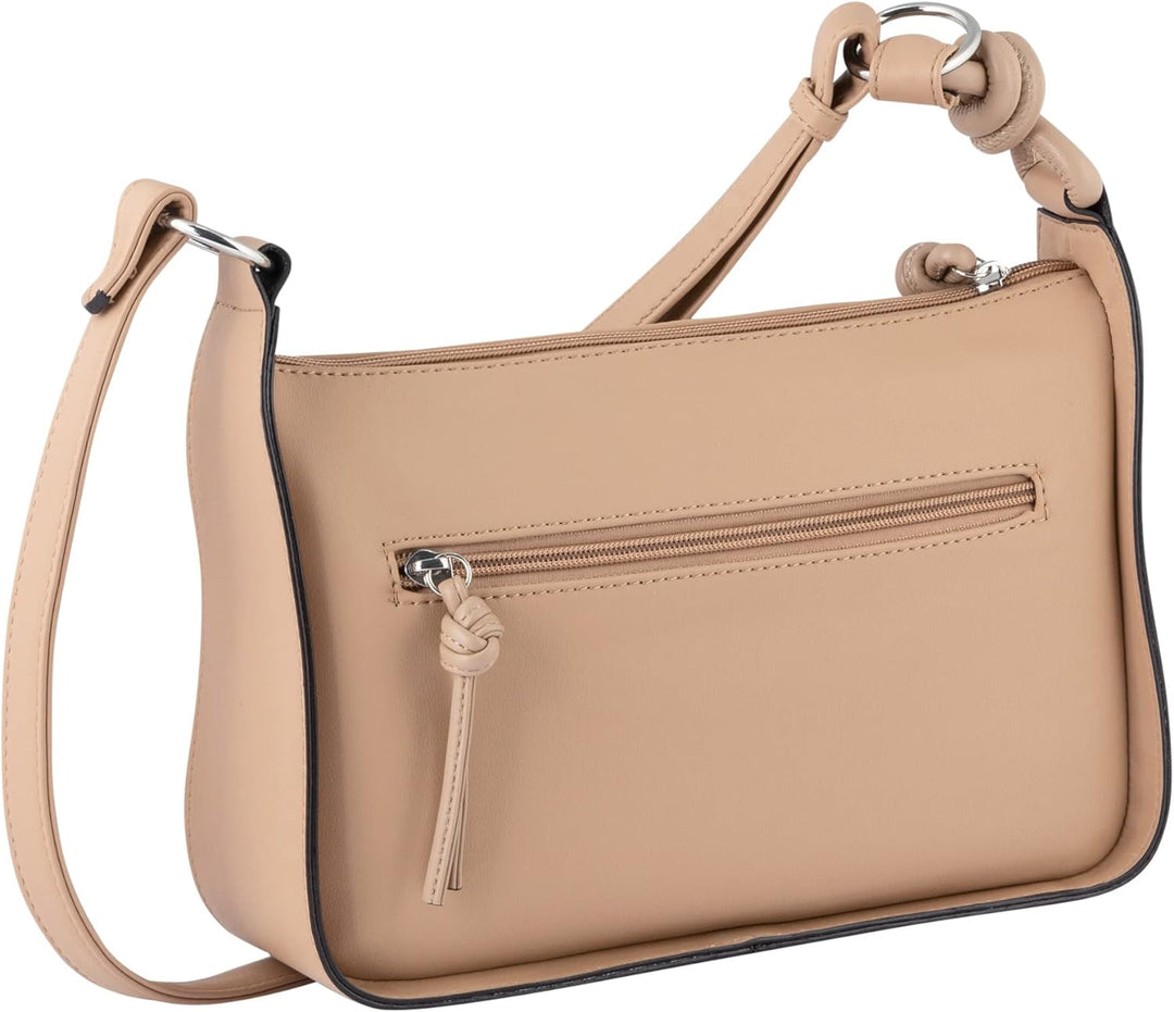 TOM TAILOR bags Cori Damen Umhängetasche Crossbody Bag Mittelgross Braun