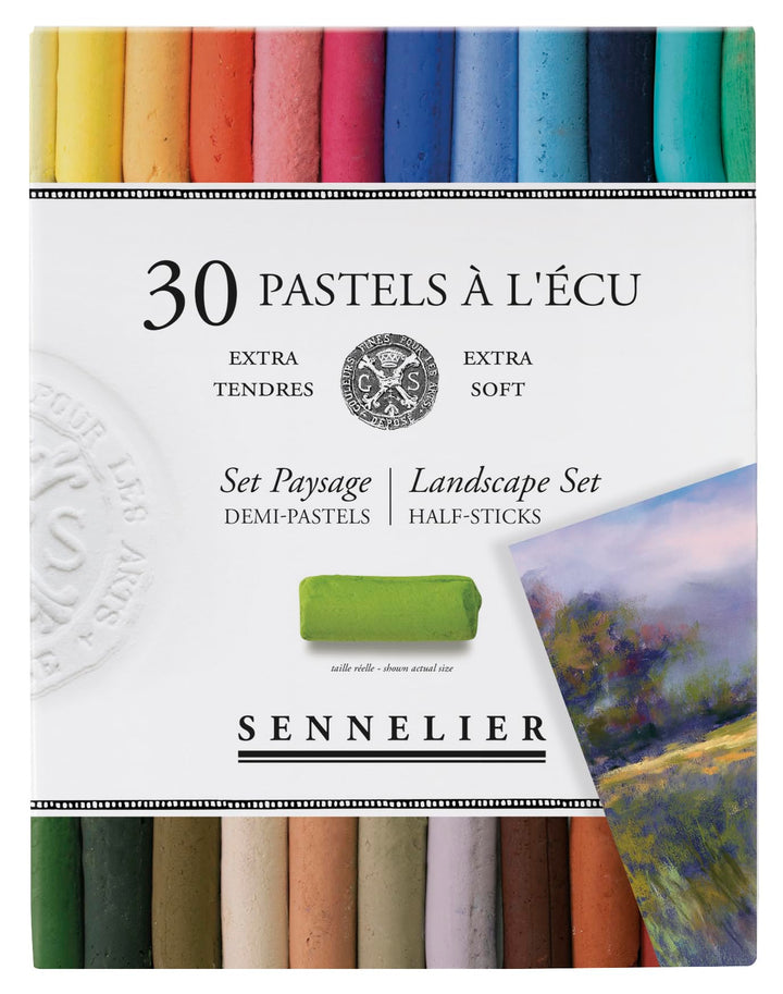 Savoir Faire Extra weicher Halbstäbchen Pastell-Set, Holz, Mehrfarbig, 30 Count (Pack of 1)