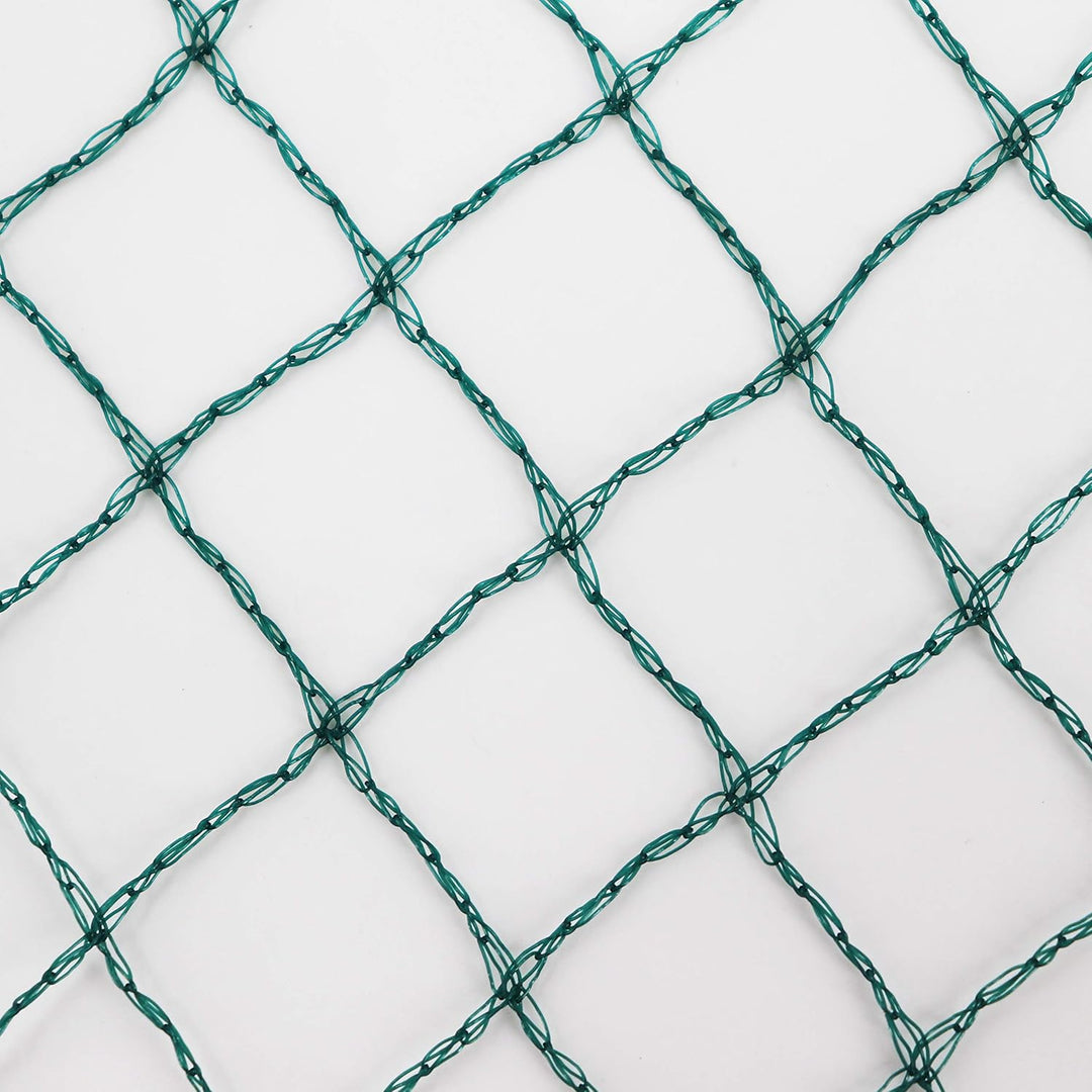 Vielseitiges Teichnetz 14m x 12m grün 17mm x 17mm Masche I Aquagart Laubschutznetz Teich Abdecknetz