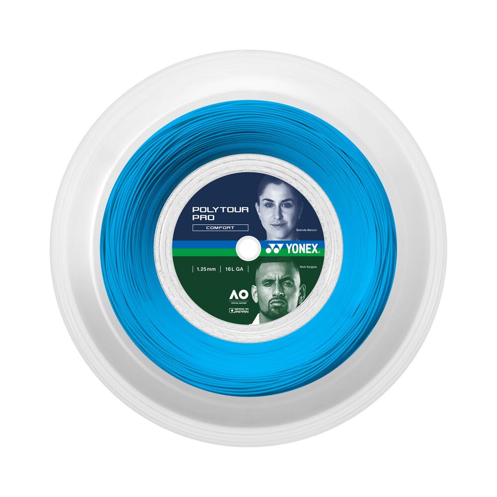YONEX Poly Tour Pro Tennissaitenrolle, Blau 1,20 mm, 1,20 mm