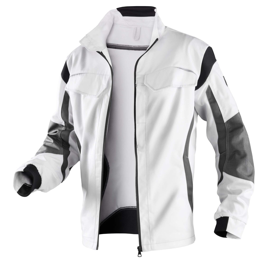 KÜBLER Workwear KÜBLER PULSSCHLAG Arbeitsjacke weiss/anthrazit weiss/anthrazit 46, weiss/anthrazit 4