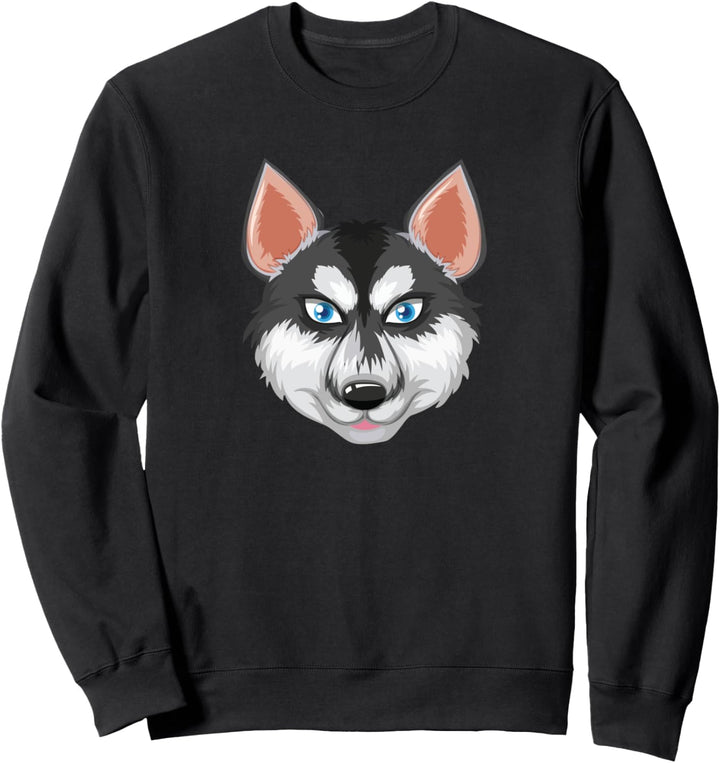 Furry Husky Hund Maskottchen Cosplay Sweatshirt