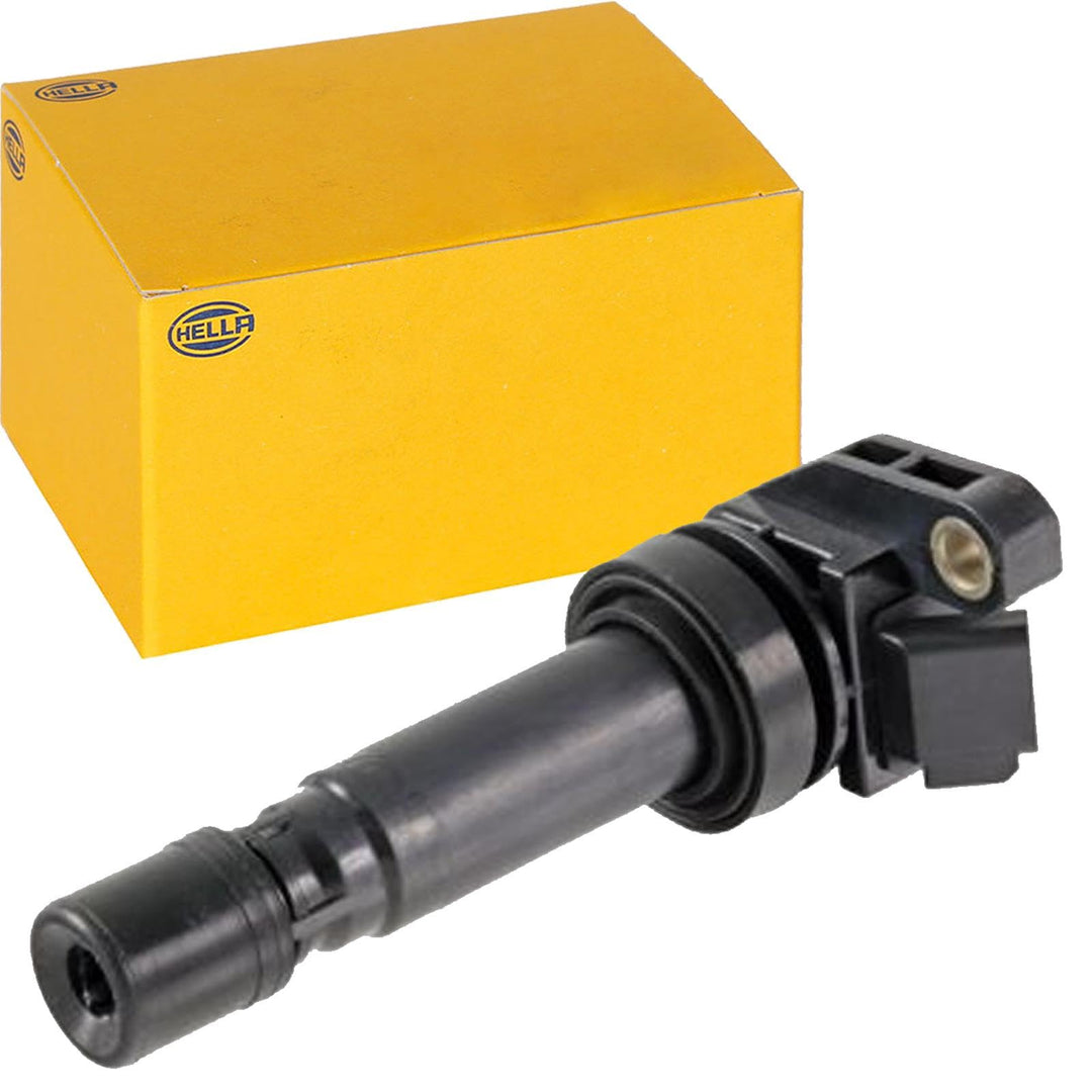 HELLA 5DA 358 057-331 Zündspule - 12V - 3-polig - Kerzenschachtzündspule - geschraubt