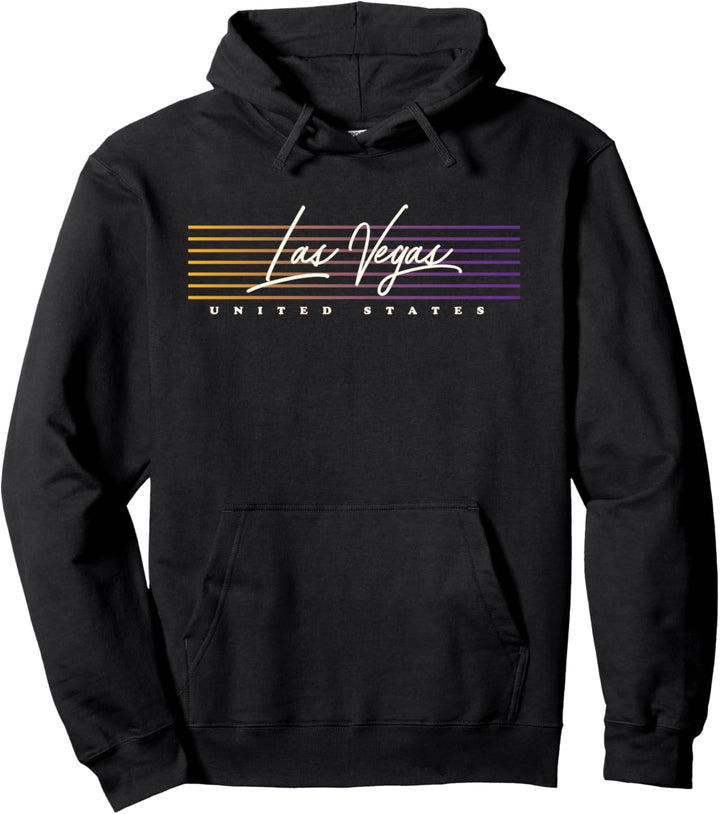 Las Vegas Souvenir Vintage USA Pullover Hoodie