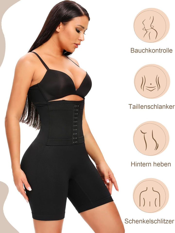 SURE YOU LIKE Taillenformer Shapewear Damen Bauchweg Miederpant Damen Bauchweg Unterhose Mit Korsett