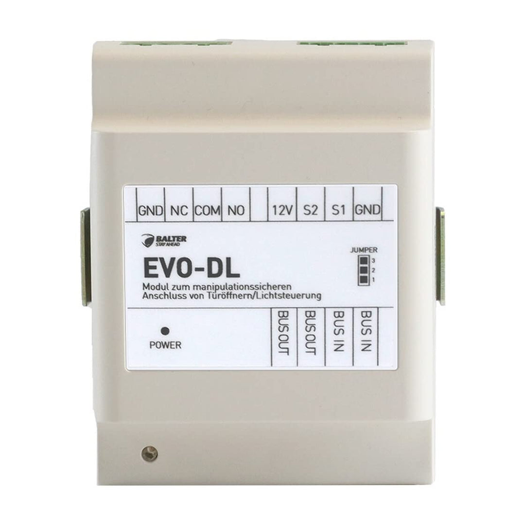 Balter EVO Video Türsprechanlage ✓ Manipulationssicheres Anschluss-Modul EVO-DL für Türöffner und Li