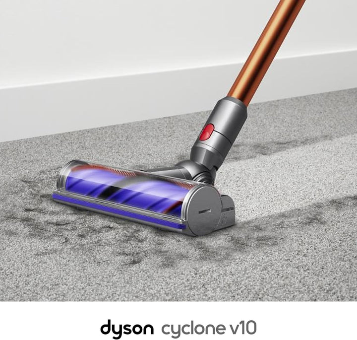 Dyson Cyclone V10 Cordless Vacuum + Low-Reach Adaptor Nickel/Copper Cyclone V10 + Low-reach adaptor,
