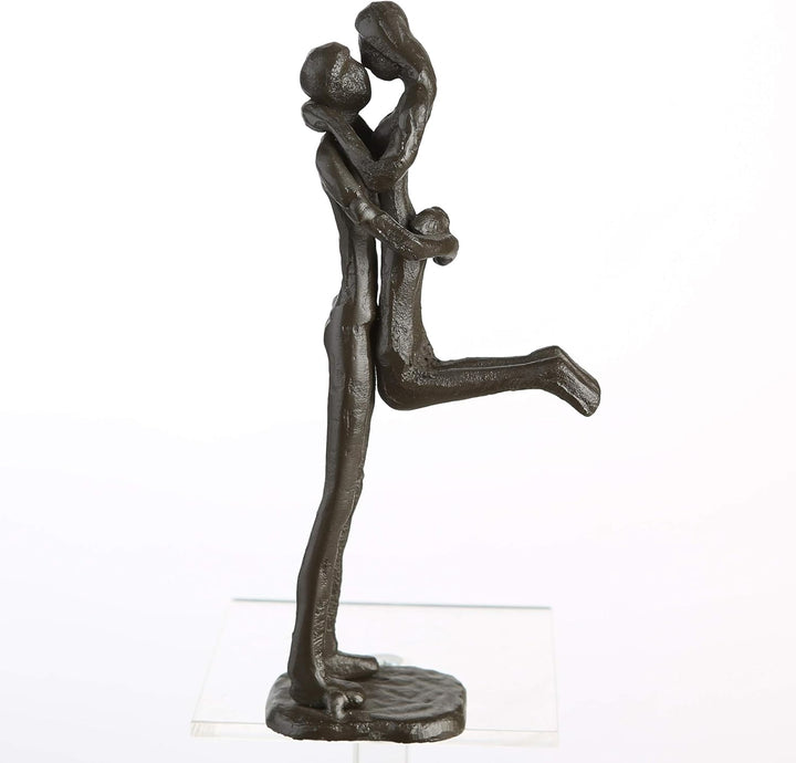 Casablanca - Design-Skulptur Kissing - Kuss - aus Eisen - Höhe 19 cm