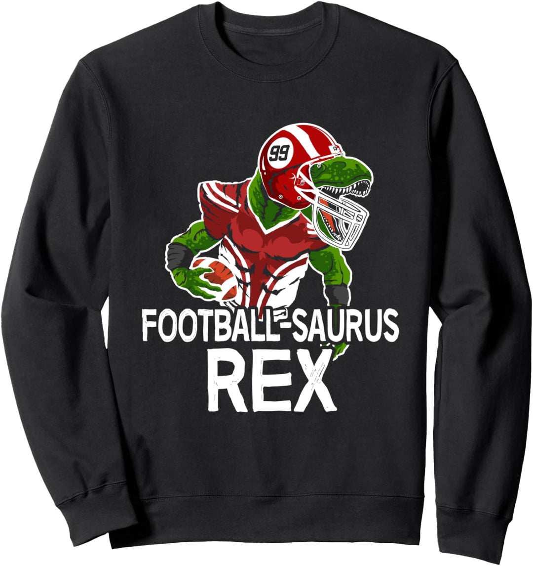 Football Saurier Rex Geschenk für Football Spieler Sweatshirt