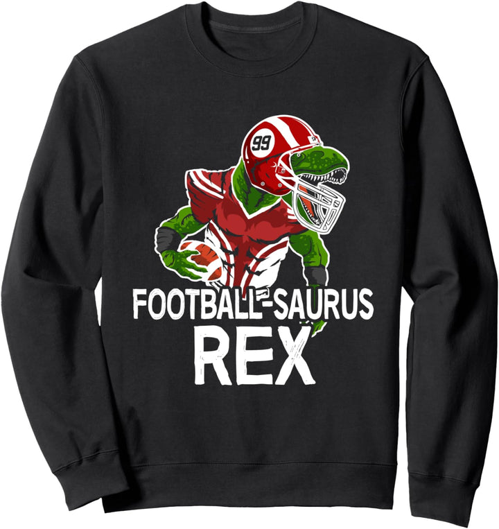 Football Saurier Rex Geschenk für Football Spieler Sweatshirt
