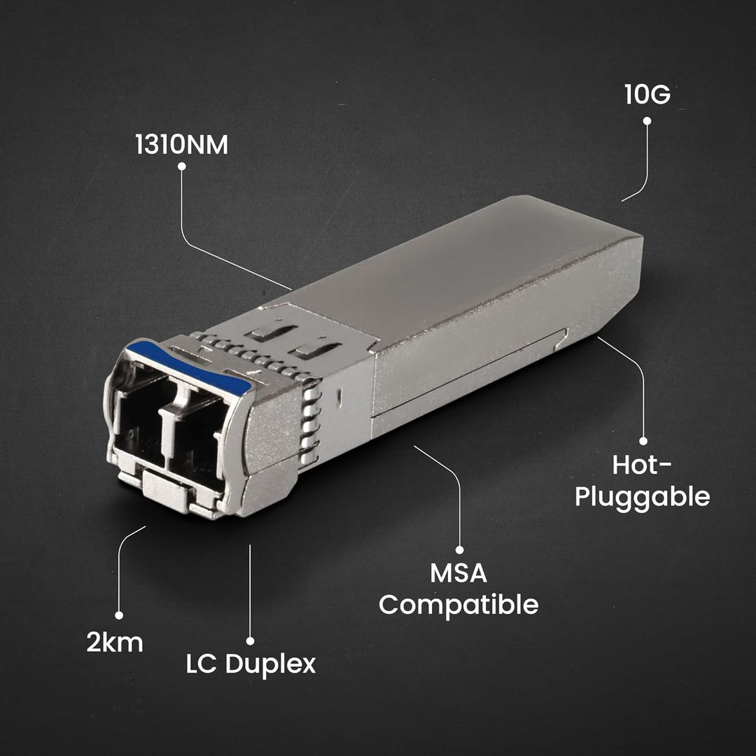 Extralink SFP Modul 25G LC Duplex Singlemode 1310 nm 10KM MSA-kompatibel – Für Cisco, Ubiquiti UniFi