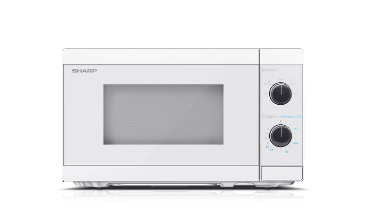 SHARP YC-MS01E-C Mikrowelle (800 W, 20 L, 5 Leistungsstufen, Auftaufunktion, einfache Reinigung), we