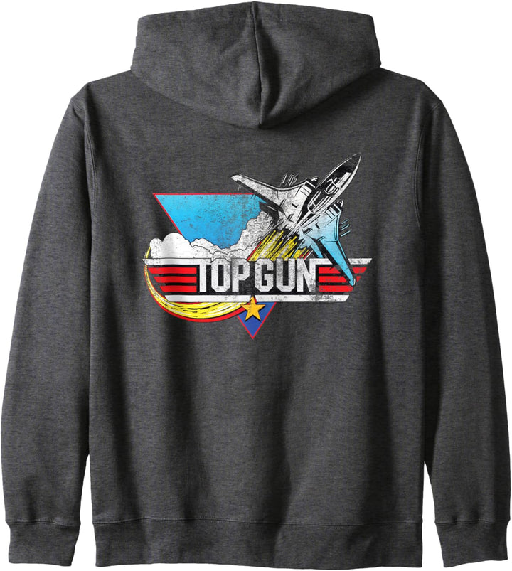 Top Gun Flying Jet Kapuzenjacke