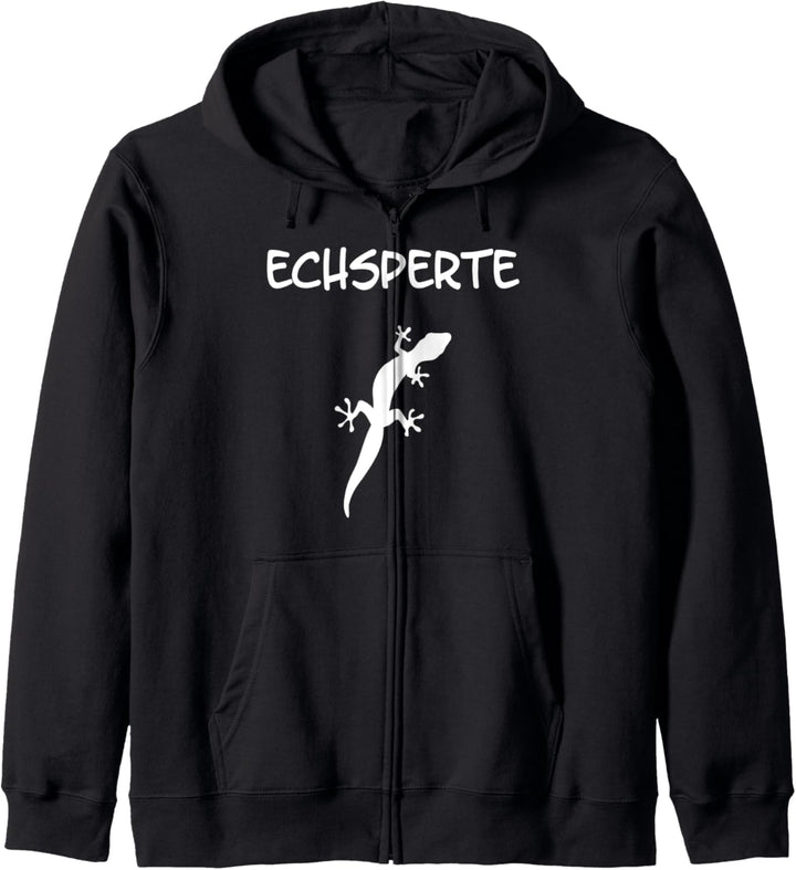 Echsperte für Gecko Eidechsen Echsen Reptilien Kapuzenjacke