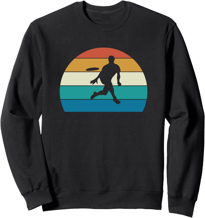Ultimate Frisbee Disc Golf Spieler Retro Style Sweatshirt