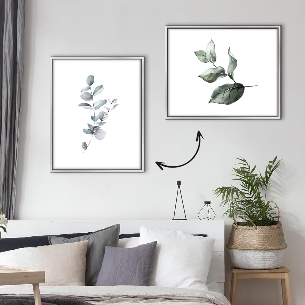 Bildershop-24 Schattenfugenrahmen Lemgo für Keilrahmenbilder und Leinwände 24x30cm Silber Alu geschl