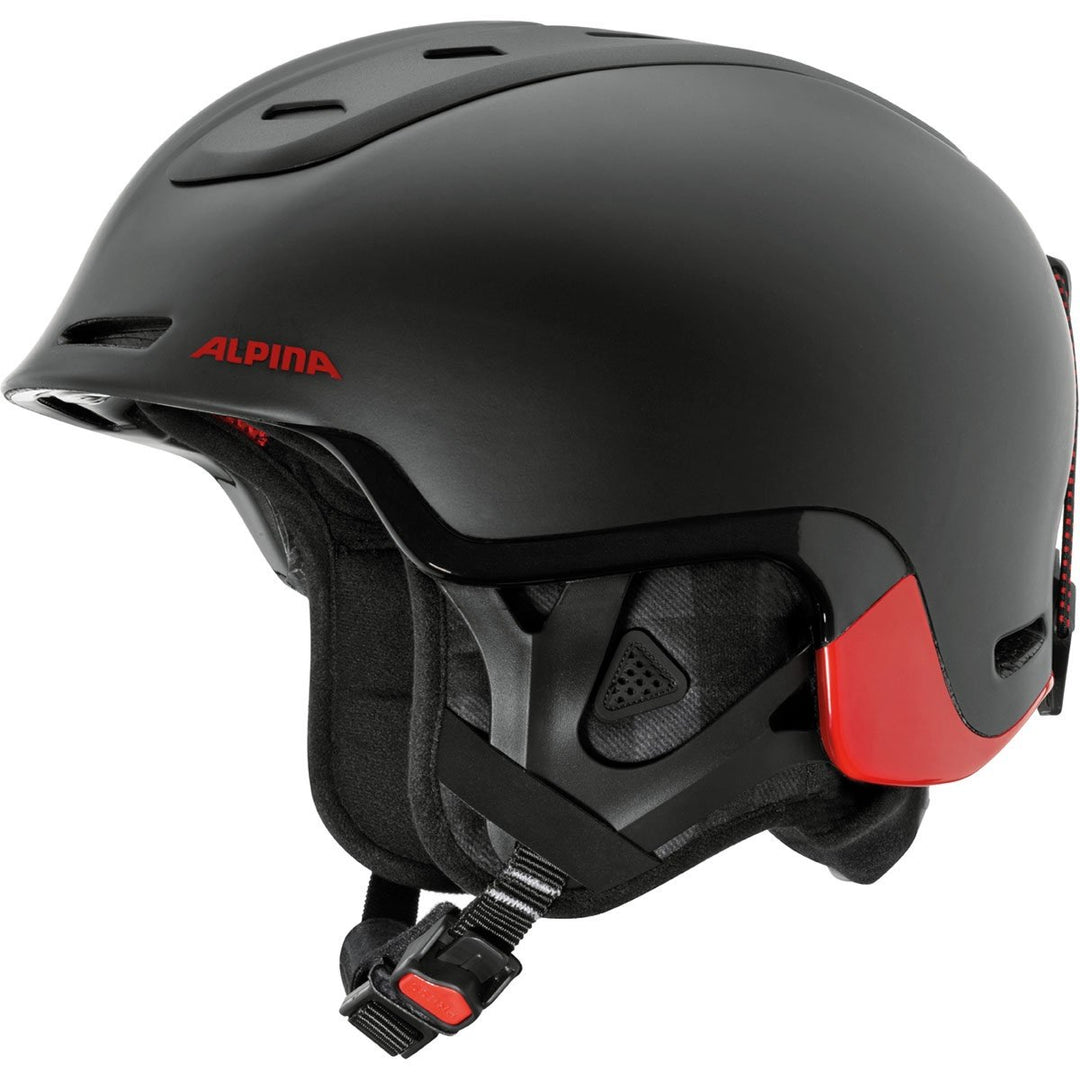 ALPINA SPINE - Sicherer, Individuell Anpassbarer &amp; Hochwertiger Skihelm Für Erwachsene, black-lumber