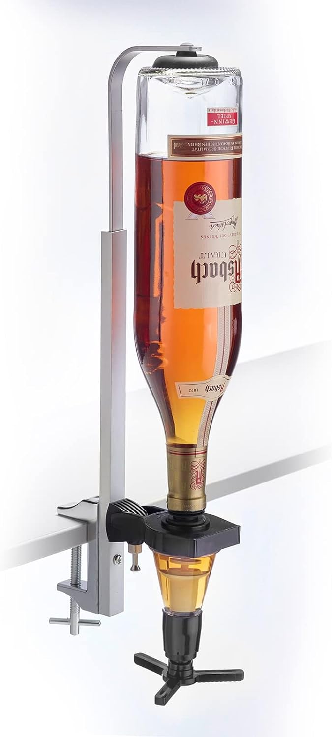 Westmark Dosiergerät, Anisfest, Dosierung pro Ausguss: 2 cl, Kunststoff, Standard, Schwarz/Transpare