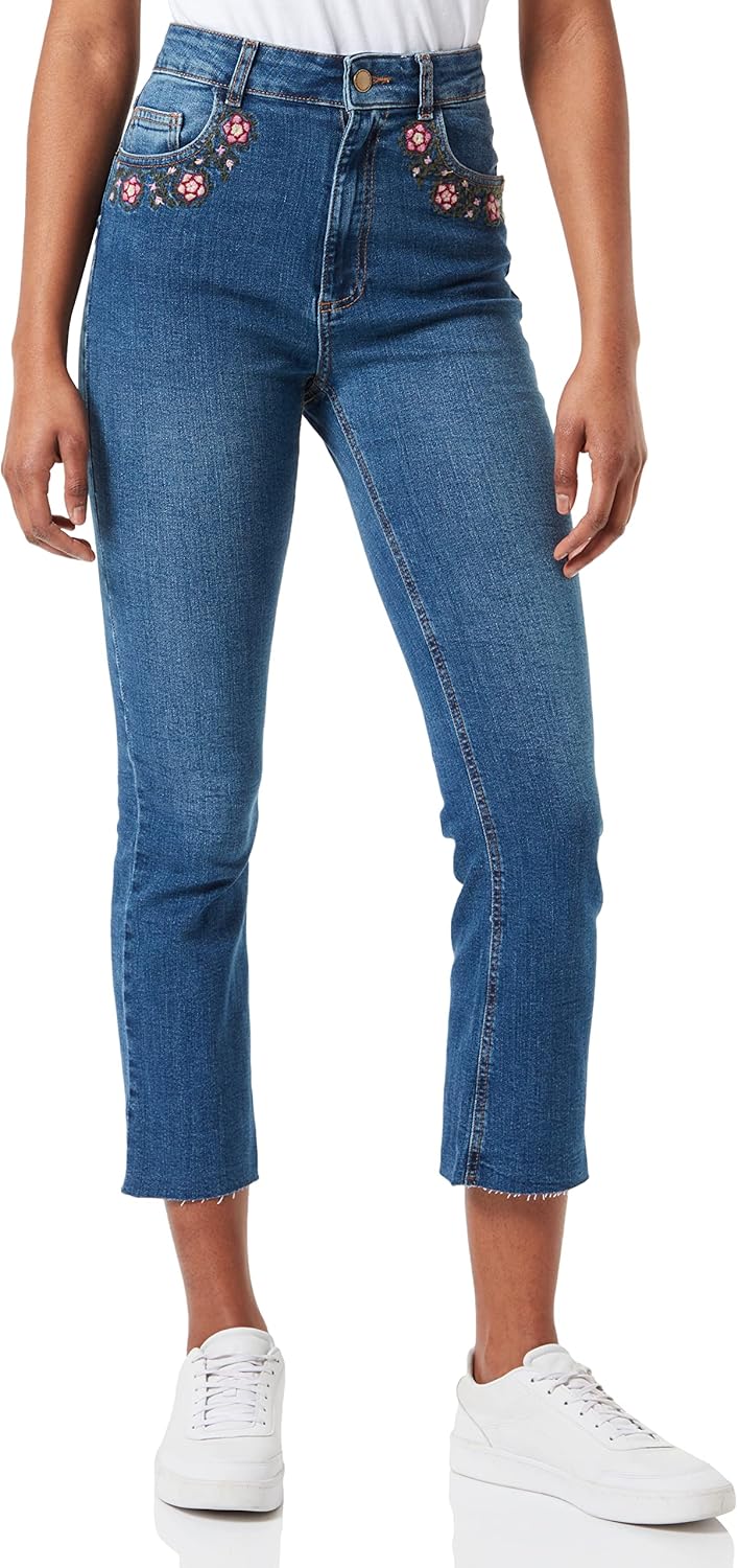Desigual Damen Denim_Jerry Jeans 36 Blau, 36 Blau