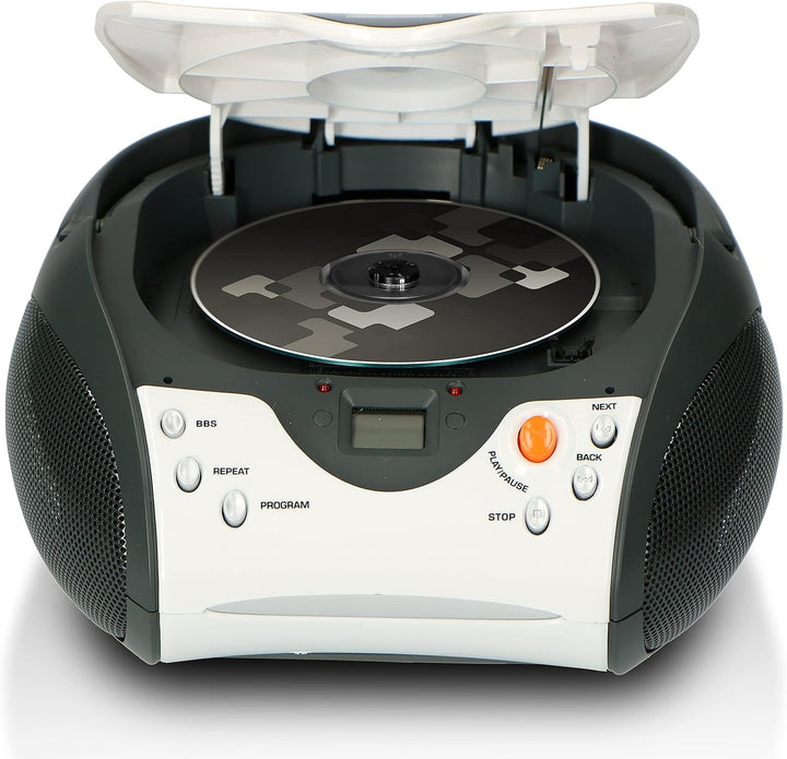 LENCO UKW-Radio m.CD Stereo,weiss SCD-24 White ohne Bluetooth Weiss, ohne Bluetooth Weiß