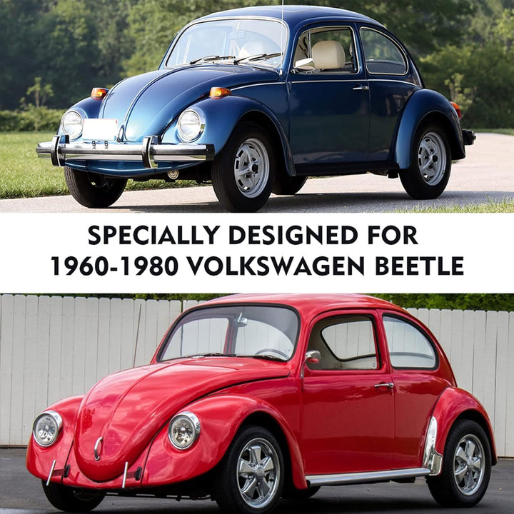 Autoabdeckung Vollgarage Ersatz für VW Beetle 1960-1980, Allwetter Reflektierende Autoabdeckung mit