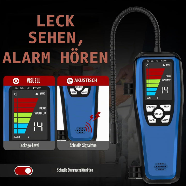 Therm La Mode Kältemittel-Leck-Detektor Freon Leck-Detektor ALD-200 Automobil Halogen Gas-Leck-Detek