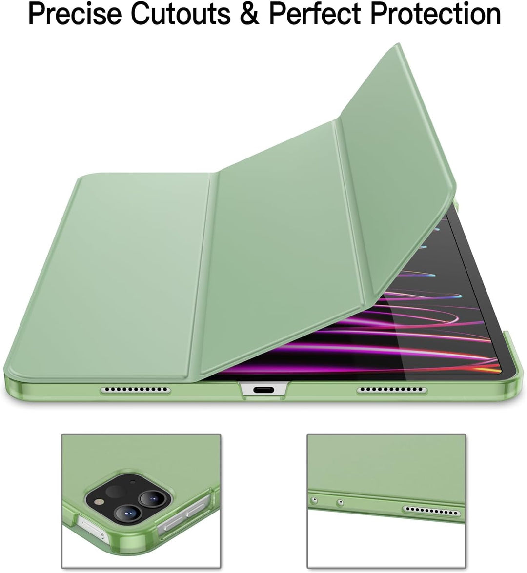 JETech Hülle für iPad Pro 12,9 Zoll (6./5. Generation, Modell 2022/2021), Unterstützung Pencil Aufla