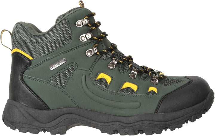 Mountain Warehouse Adventurer Mens Waterproof Boots - IsoDry Schuhe mit Synthetik-Obermaterial, Mesh