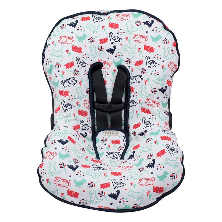 JYOKO Kids Abdecken Gepolsterte Universal für Babyschale (Dino Party), DINO PARTY