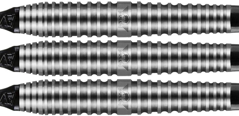 BULL'S Max HOPP Edition 4 90% Tungsten Steel Tip Darts - 22-23 - 24 g (18g Softspitze) Professional