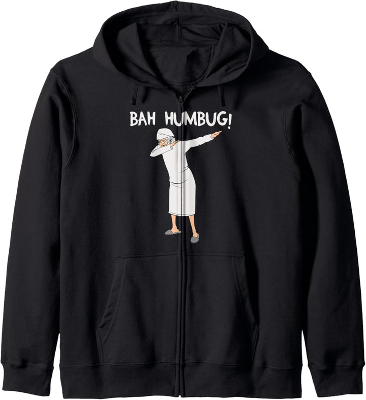 Bah Humbug Scrooge Weihnachtsgeschichte Carol Bah Humbug Kapuzenjacke
