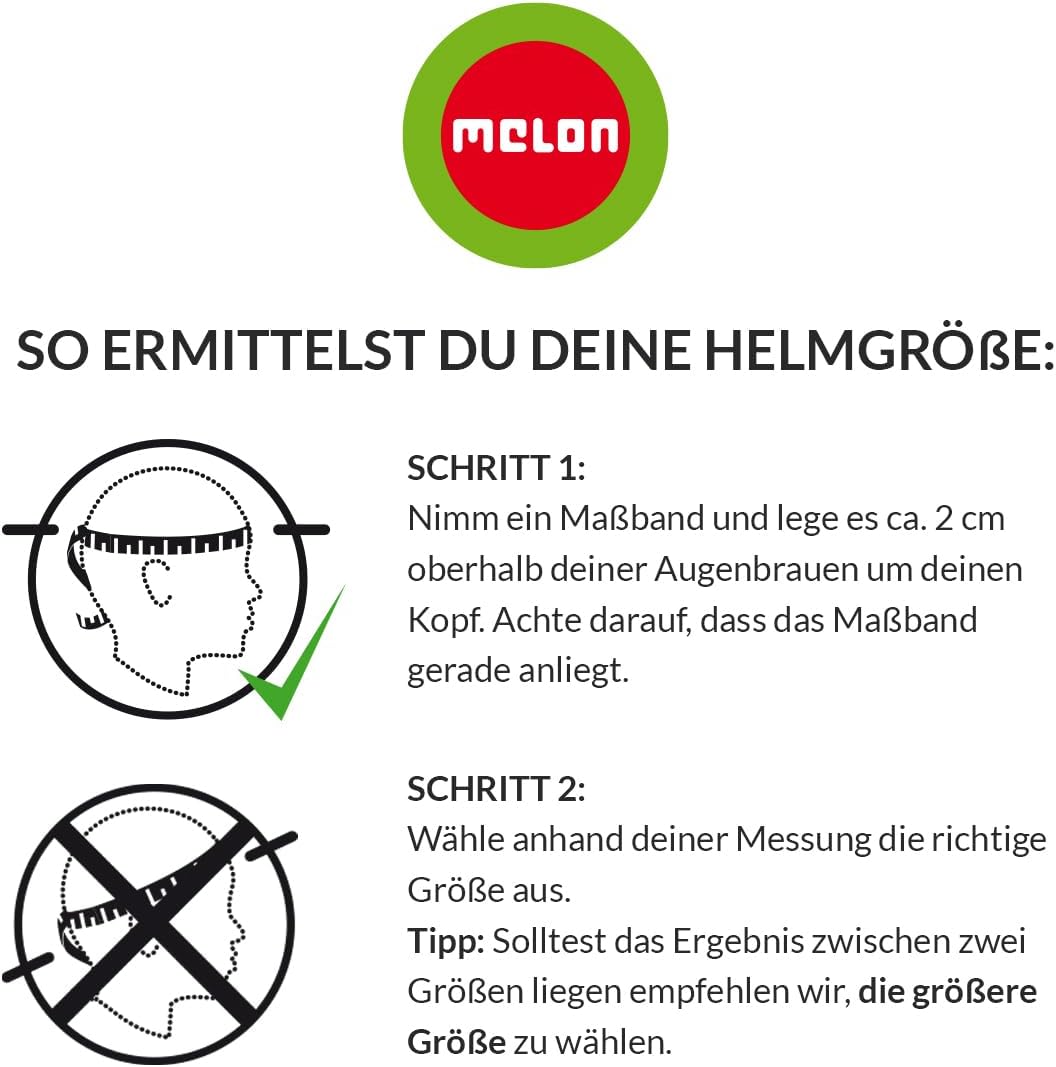 Melon »Plastered White« Leichter und Cooler Fahrradhelm für Damen, Herren und Kinder mit maximalem S