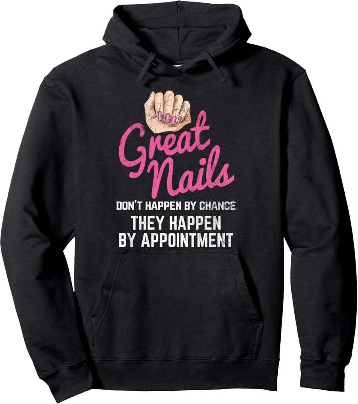 Great Nails Nagelstudio Kosmetik Nageldesignerin Pullover Hoodie