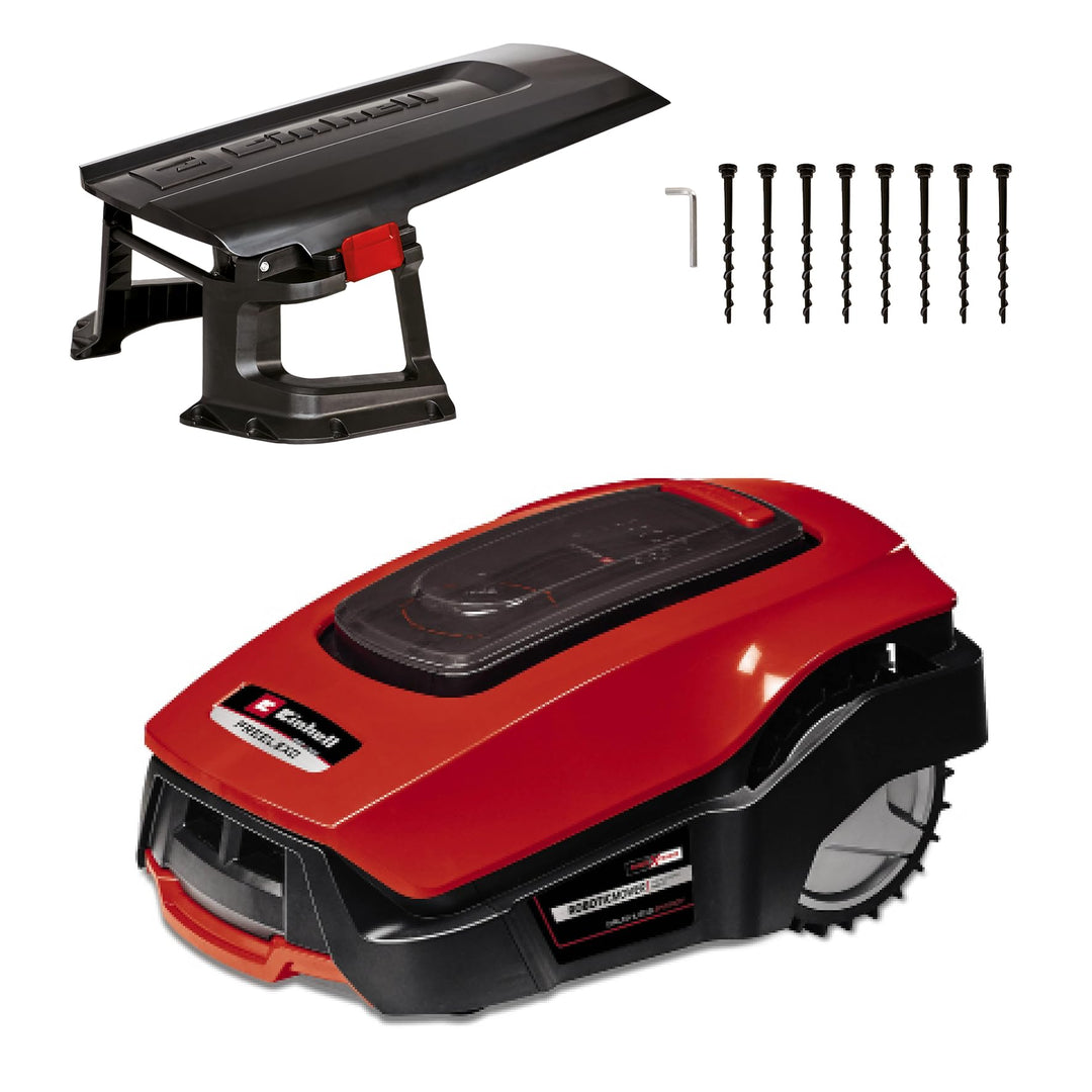 Einhell Mähroboter FREELEXO 1200 LCD BT Power X-Change (Li-Ion, 18 V, Multizonenmäher, Bluetooth App