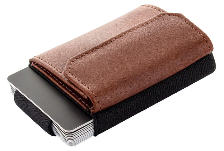 Jaimie Jacobs Minimalist Wallet Nano Boy Pocket Mini Geldbörse aus Textil mit Zugband schmaler Karte