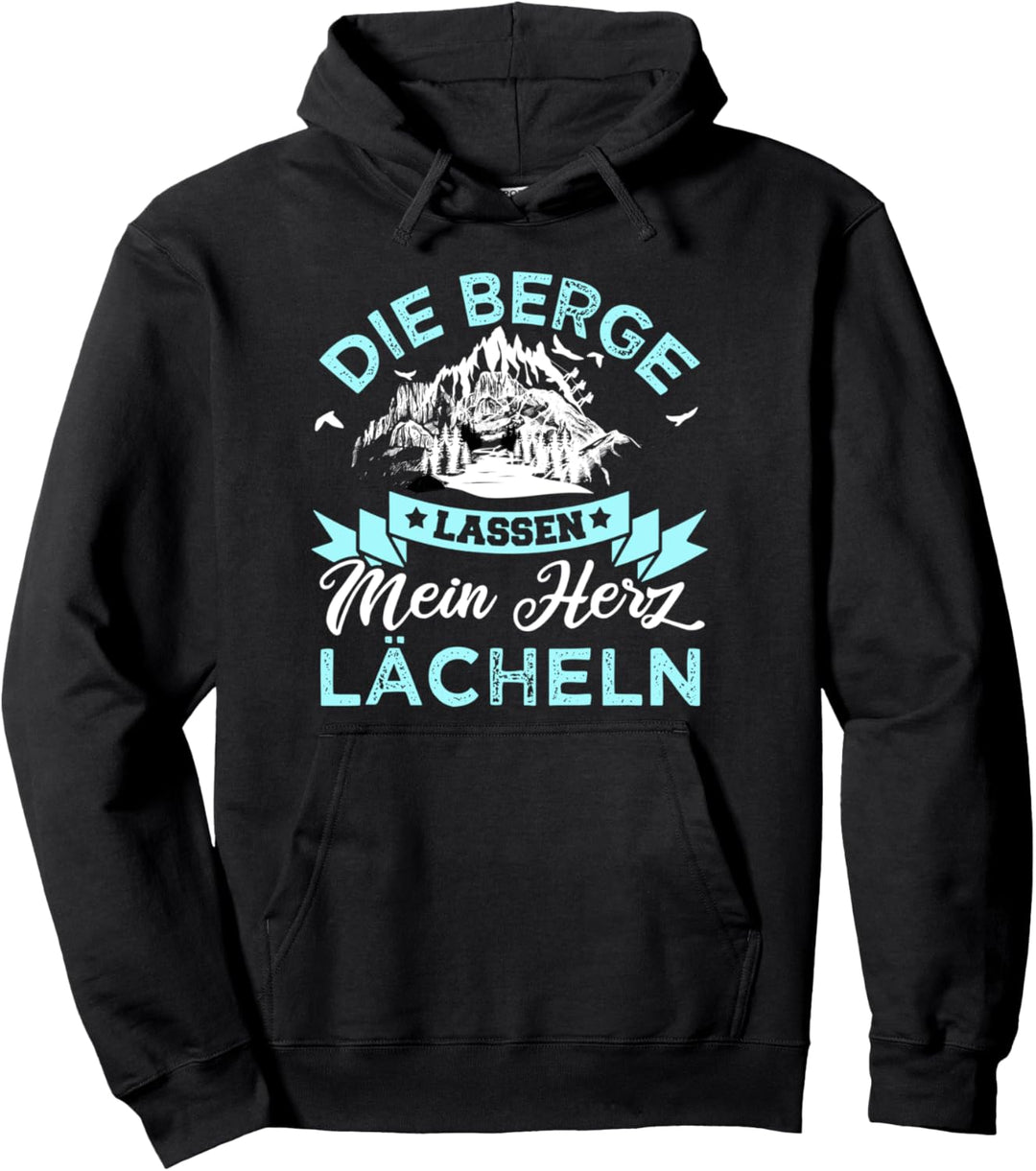 I Love Mountains Rock Spruch Climber Bouldering Chalk Pullover Hoodie