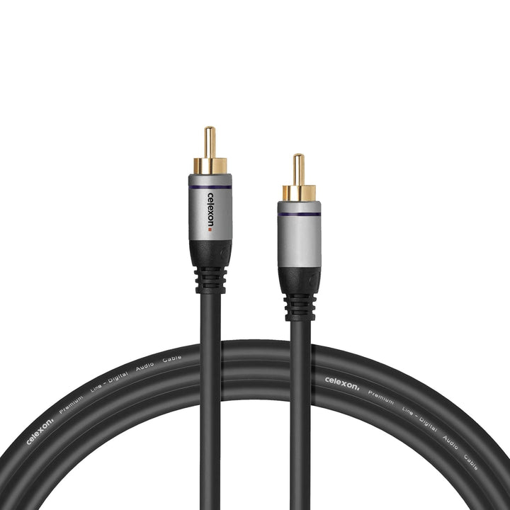 celexon Cinch Digital Audiokabel 1,5m - Plug & Play - Cinch- auf Cinch-Kabel - Professional Line 1,5