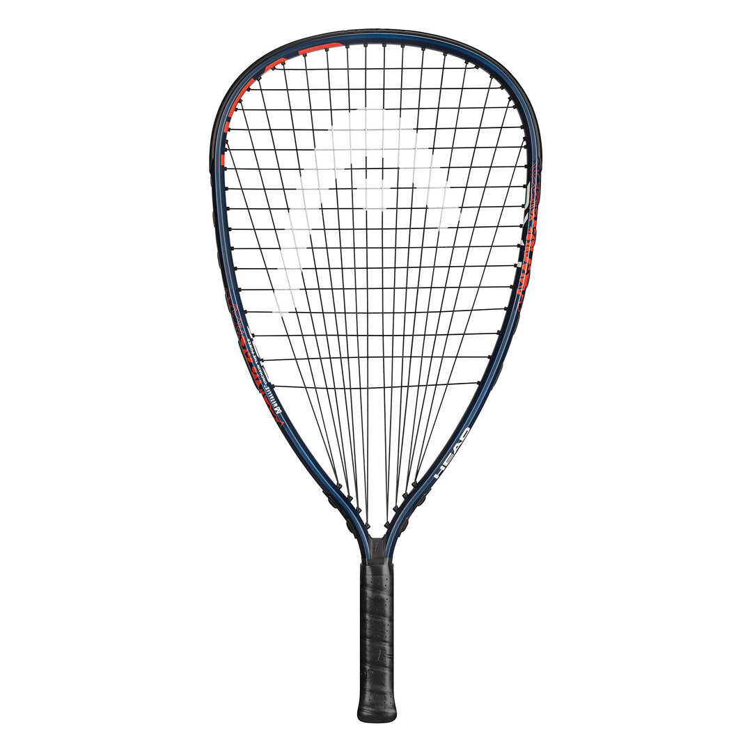 HEAD MX Fire 190 Anfänger-Racquetball-Schläger – vorbespannter Kopf Leichter Balanceschläger marineb