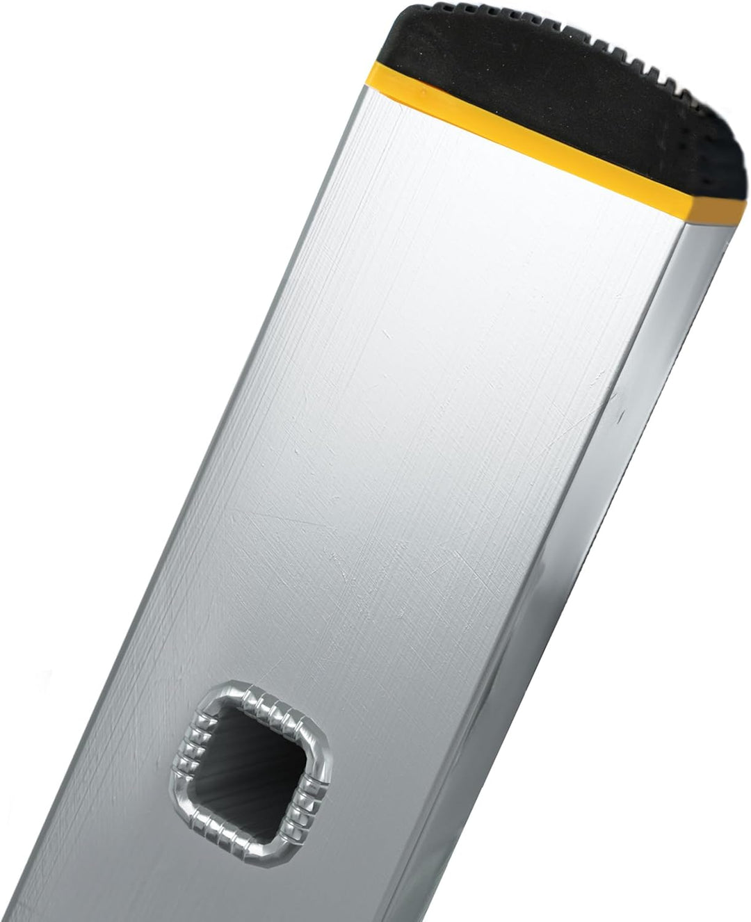 DRABEST PRO Serie Anlegeleiter Aluminium-Stufenleiter - 7 Stufen - mit Leiterhaken - Tragfähigkeit 1
