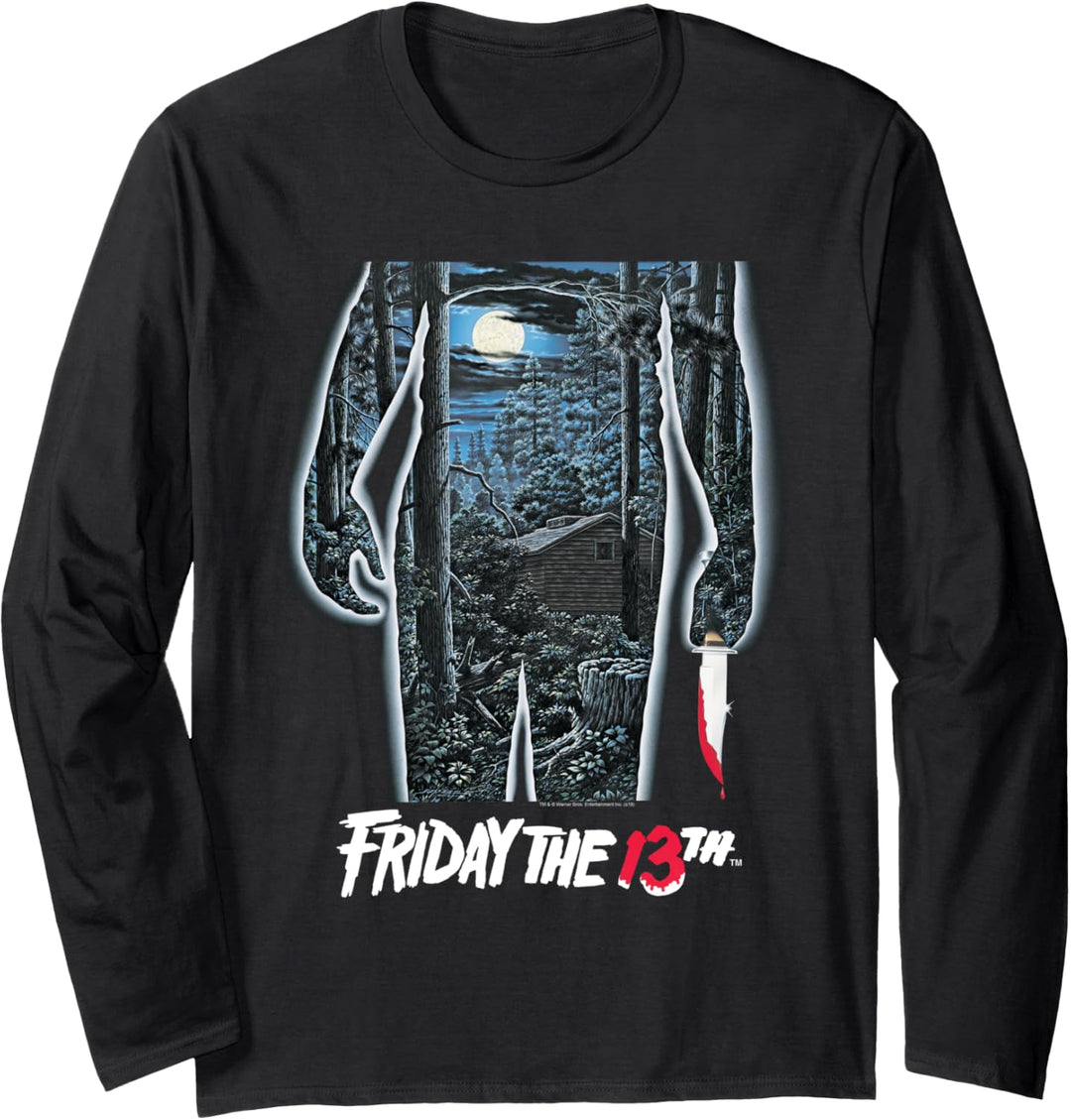 Friday the 13th Original Poster Langarmshirt