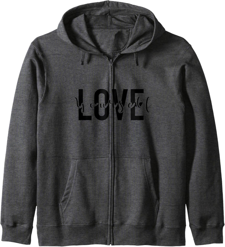 Love Yourself Geschenk Yoga-Outfit Kleidung Damen Herren Kapuzenjacke