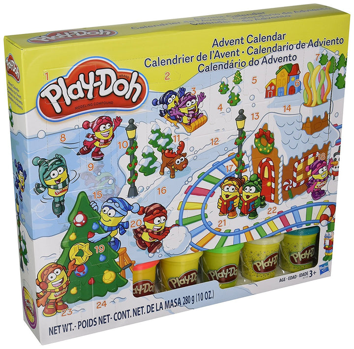 Play-Doh – b21999 – Modeling Compound Spielzeug – Weihnachts Adventskalender – Beinhaltet 5 Farbe Tu