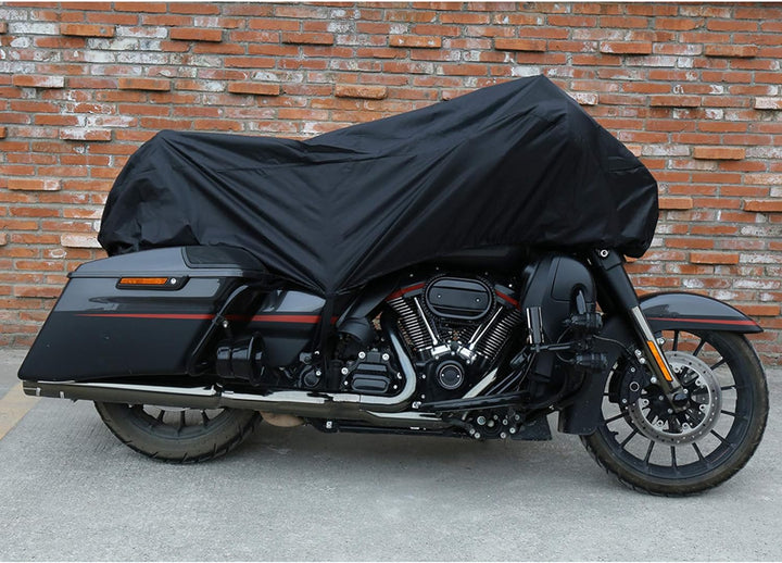 sourcing map Motorrad Abdeckplane Outdoor XL Motorradabdeckung Halbe Abdeckung Draussen Wasserdicht